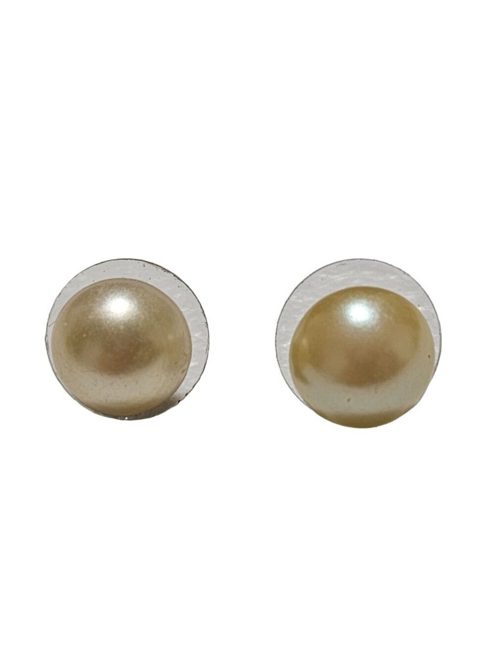 Vintage Faux Pearl Stud Earrings Retro 50s 60s Fashion Jewelry Silver Tone Post